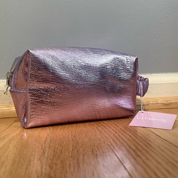 Ulta Beauty Metallic Purple Makeup Travel Case NEW - Picture 1 of 5